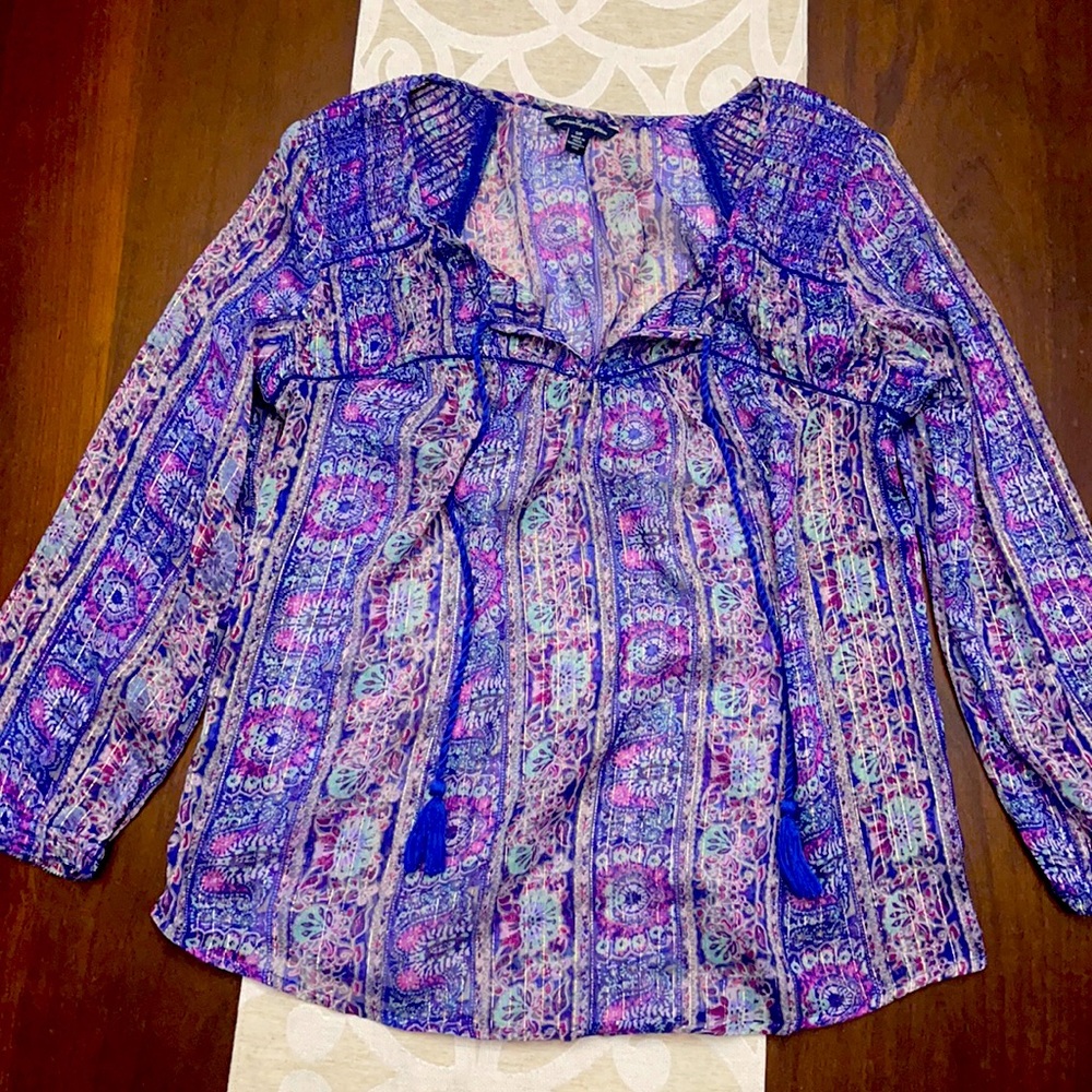 American eagle outfitters boho top size Small